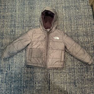 The North Face Charcoal Quilted Jacket Reversible